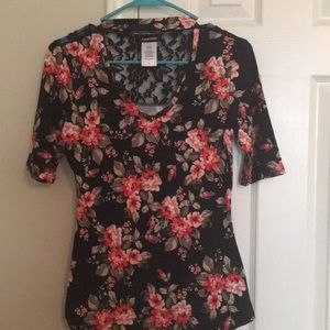 Lace choker shirt